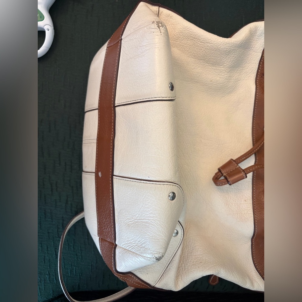 🧧 Coach Original Bucket Bag in Bicolor Leather - Picture 9 of 10